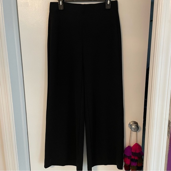 CHICO’S Black Dress Slacks! Pull on Black NICE Knit Pants with slight stretch! S - Picture 11 of 13